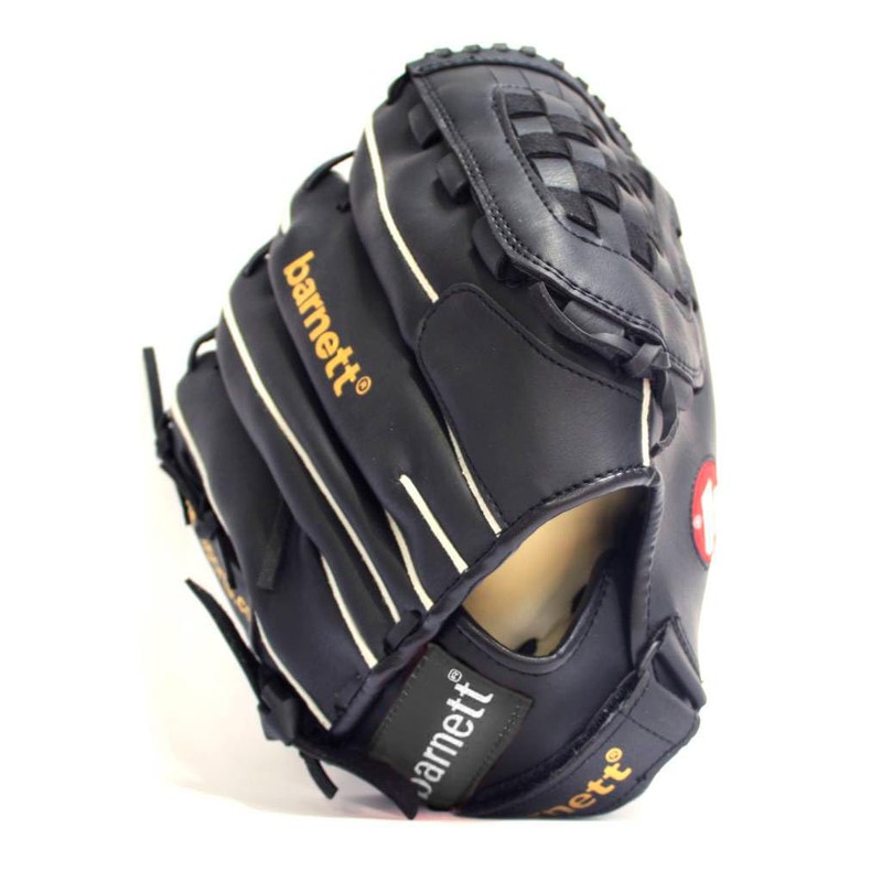 JL-120 rh vinyl baseball glove, outfield, size 12', RH, black