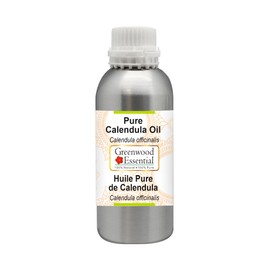 Greenwood Essential Pure Calendula Oil (Calendula officinalis) 100% Natural Therapeutic Grade for Personal Care 630ml (21oz)