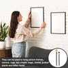 sourcing map 50Pcs Picture Hanging Nails, 2 Sizes Iron Decorative