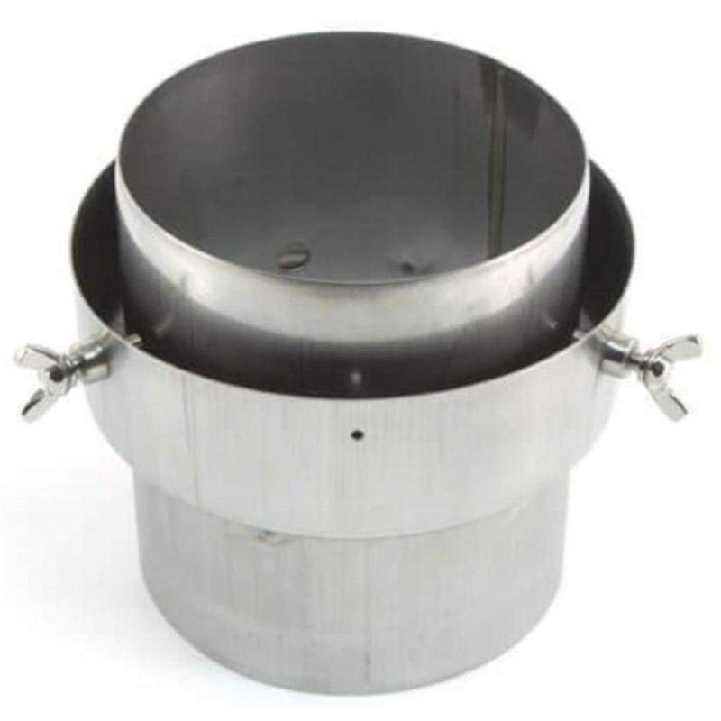 StoveMaestro 6"- 6" Flue Pipe to Flexible Flue Liner Adaptor