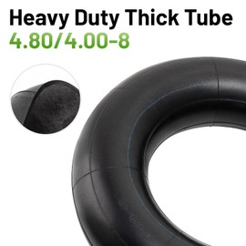 YeYouc Heavy Duty 4.80-8/4.00-8 Inch Replacement Tire Inner Tube, 4.80/4.00-8 Innertube with TR13 Straight Valve for Wheelbarrows, Mowers, Wagons and More for 4.80-8 4.00-8 480/400-8 Tires Pack of 1