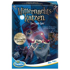 ThinkFun 76483 - Midnight Cats - The Logic Game for Boys and Girls from 8 Years. A Deduction Game in the Fantastic World of Midnight Cats, Turquoise Green