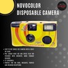 Disposable Camera Bundle with Novocolor APM401004 Single-Use Film Cameras with