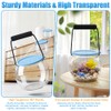 Novique Beach Aquarium Kit Clear Portable Plastic Fish Tank Catch