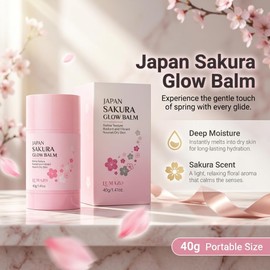 Japan Sakura Foot Heel Stick for Dry Skin, Foot Balm Stick for Dry Heels and Feet, Moisturizing Heel Balm with Shea Butter, for Heels, Elbows, Knees and Hands (2PCS)