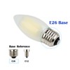 OPALRAY C35 6W(60W Incandescent Equivalent) LED Candelabra Bulb, LED Filament