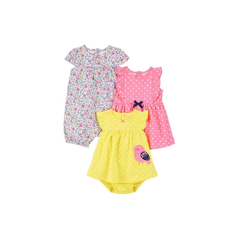 Simple Joys by Carter's - Mameluco para niña, traje de
