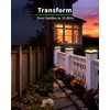 ROMANJOY 4x4 Post Solar Lights, 3 Colors Fence Light Solar