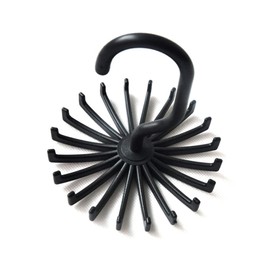 CAXUSD 4pcs Scarf Hanger Hooks Space Saver Rotating Tie Rack Hanger Belt Organizer