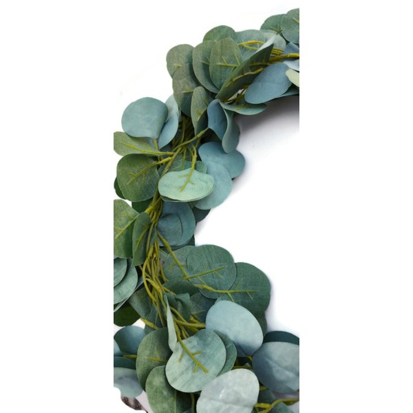 Green Eucalyptus Leafy Garland with Optional LED Lights Great for