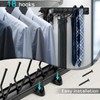 Sliding Tie Racks, 18 Tie Hanger Pull Out Belt Rack