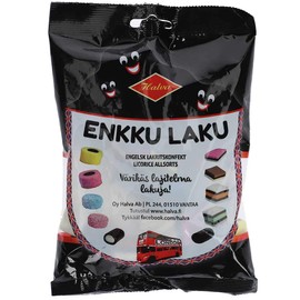 Halva Enkku Laku Licorice Allsorts Bag 240g -Sweets Finnish Licorice
