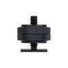 Metal Hot Shoe Adapter for DSLR Camera Rig with 1/4"-20