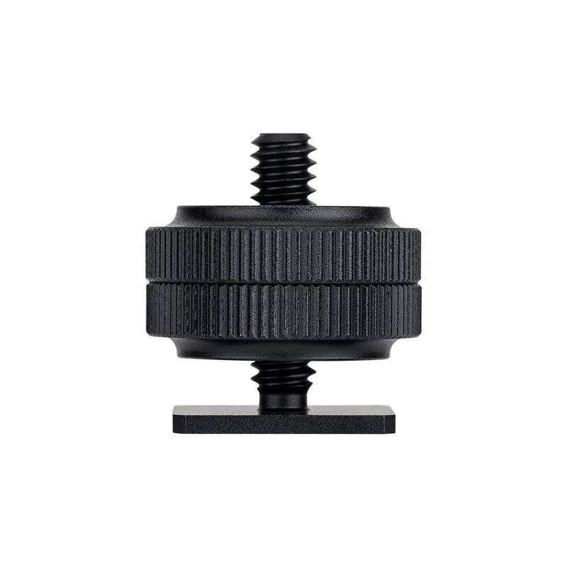 Metal Hot Shoe Adapter for DSLR Camera Rig with 1/4"-20