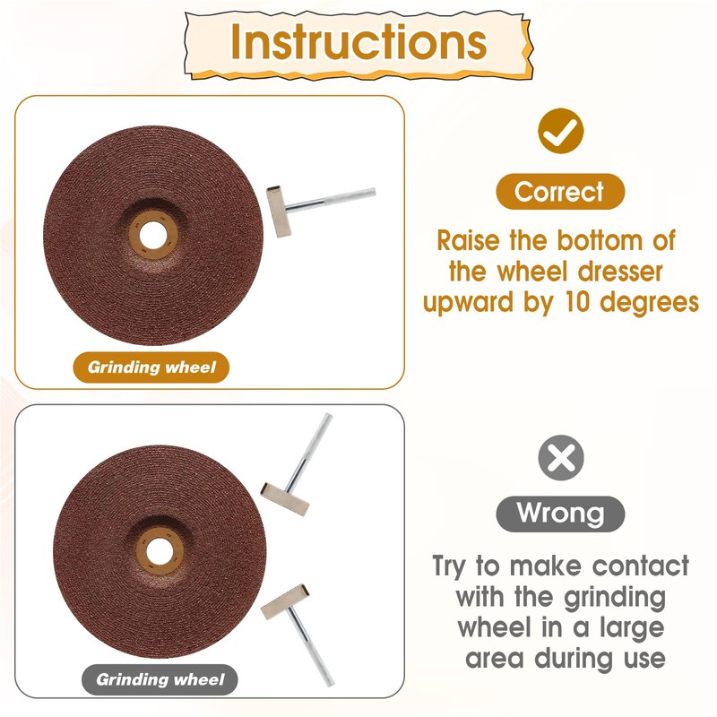 3 Pcs Grinding Wheel Dresser Grinding Wheel Dressing Tool Diamond