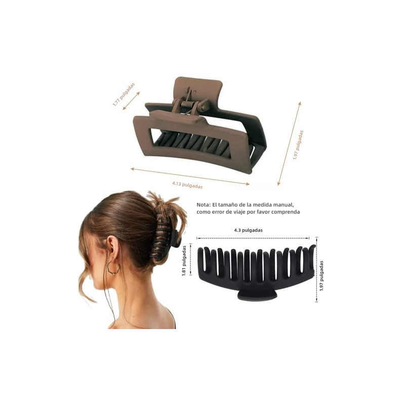Pinzas Para Cabello de 8 Piezas, Pinzas Para El Cabello