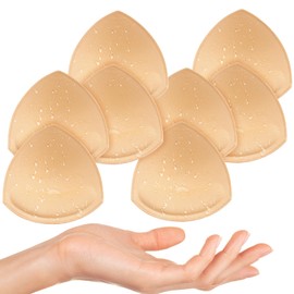 Nimiah Bathing Suit Pads Inserts - 4 Pairs Swimsuit Inserts Push up Waterproof, Bra Pads Inserts for Bikini Tops Sports Bra
