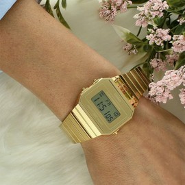 Casio Watch A700WEVG-9AEF, gold, Vintage Style