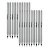 SAINO Primo+ Ballpoint Pens, BLACK, Fine Point (0.7mm), Pack of