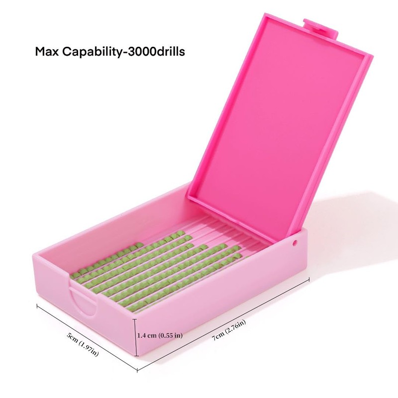 CATEARED 20 Pieces Tiny 2-in-1 Stackable Diamond Painting Trays with