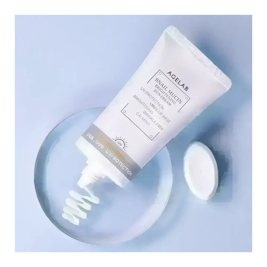 1. + 1 Age Lab Snail Mucin Sun Cream 70ml (2 in total) + 1 Mini Foamcle 30ml.