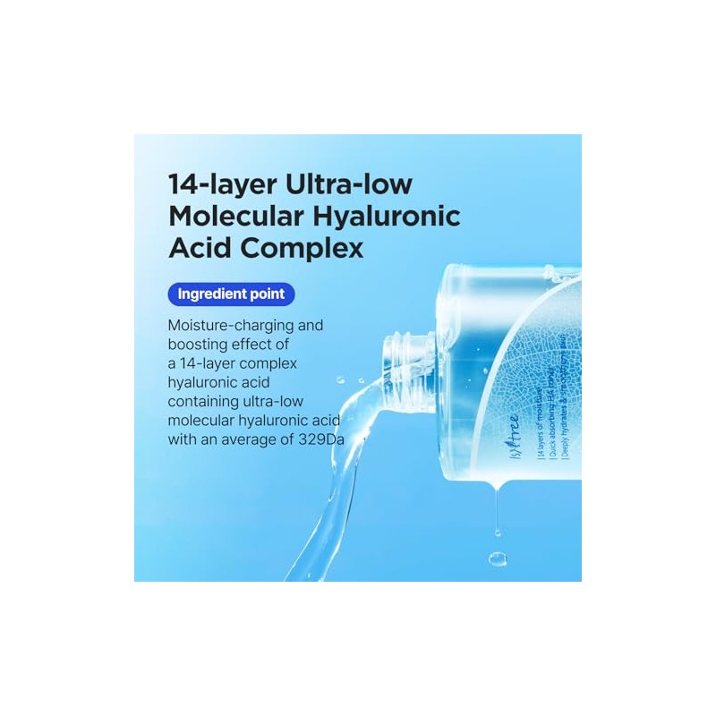 IsNtree - Ultra-Low Molecular Hyaluronic Acid Toner 300ml, 10.14 fl.oz
