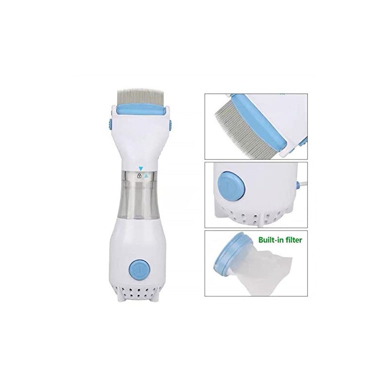 BTIHCEUOT Dispositivo Eléctrico para Eliminar Piojos, Eliminador de Piojos Eléctrico