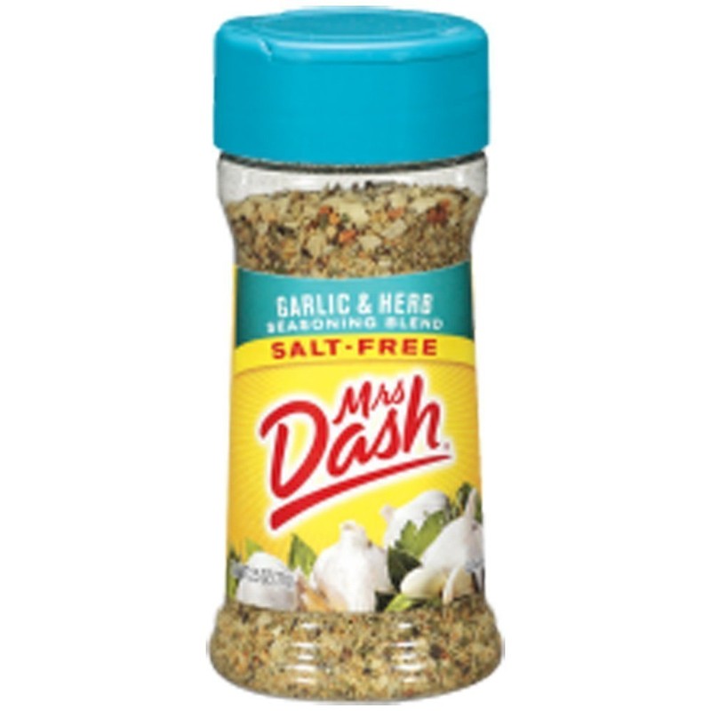 Mrs. Dash GARLIC & HERB Salt-Free Seasoning 2.5oz (2-pack)
