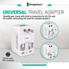 ChargeWorx International Power-Adapter Plug with Built-in US, EU, and UK