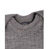 Dilling Ribbed Baby Bodysuit Made from 100% Organic Merino Wool,