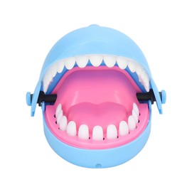 S Dentist Teeth Toys Str Relieving Parent Interactive S Biting Finger G para Niños y Frie Blue por Igual Pr el Diente y el Tiburón Se Cierran Creando (BLUE)