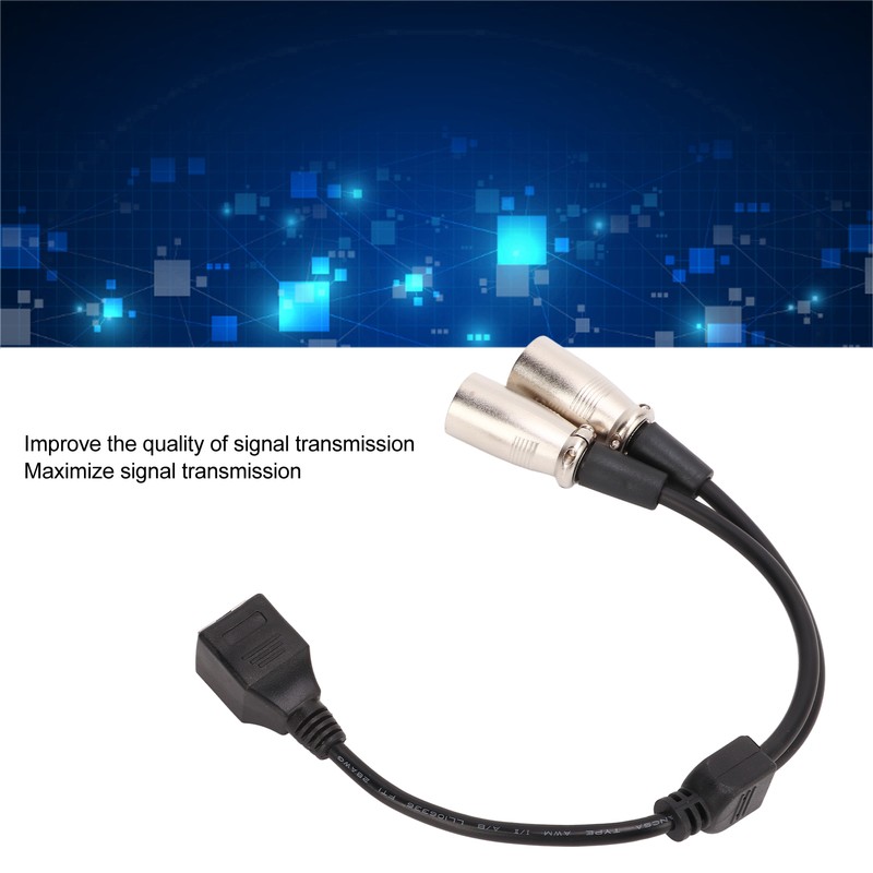 RJ45 to XLR Female Mic Converter Adapter Cord 20cm Microphone