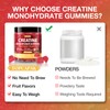 TOPCAPAK Creatine Gummies for Men & Women, Raspberry Flavor, 120