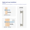 Ravinte Hardware 10 Pack 5 Inch (128mm) Brushed Nickel Cabinet