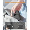 decqle Universal Travel Adapter for International Travel - EU UK