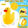 Hungdao 4 Feet Giant Inflatable Duck Huge Funny Rubber Duck