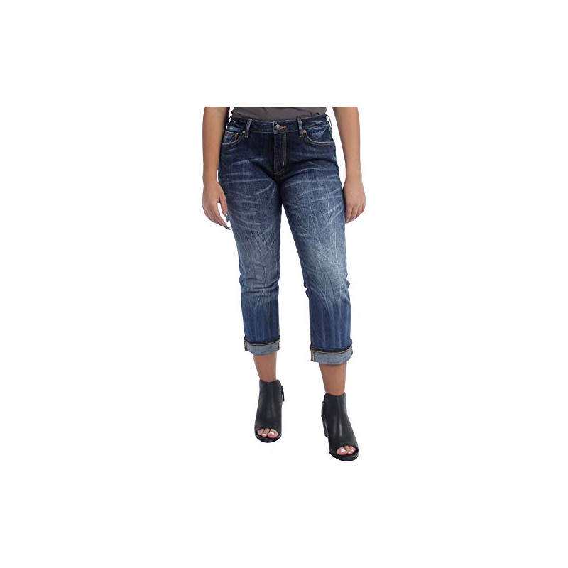 Rock Revival - Womens Stephani P Cuffed Capri Jeans, Color