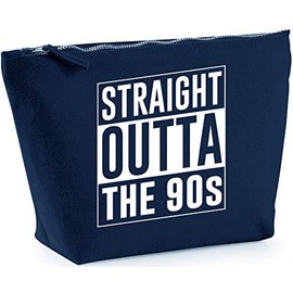 Hippowarehouse Straight Outta the 90s printed make up cosmetic wash bag 18x19x9cm