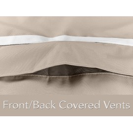 Covermates Cantilevered Umbrella Cover - Premium Polyester, Weather Resistant, Water Resistant Zipper, Outdoor Living Covers, 75 Circumference x 120H, Clay