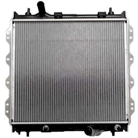 INEEDUP 2298 Radiator Assembly and 4 pcs Oil Hose Clamps Replacement for 2004 for Chrysler PT Cruiser Wagon Turbo