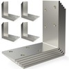 KOMOHOM (25 Pcs) L Brackets Heavy Duty 12-ga, Angle Bracket