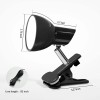 Topmb Book Light Easy Reading Clamp Super Bright Clip For