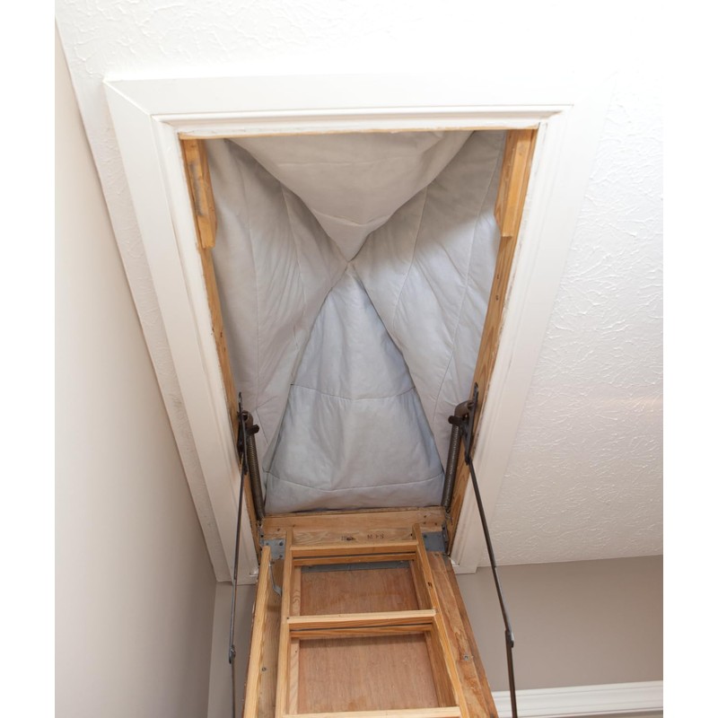 Duck Brand Stairway Attic Cover, Energy Saving Attic Insulation Cover