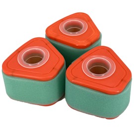 595853 597265 597266 Air Filter (3 Pack) Compatible with Briggs & Stratton Lawn Mower Engine Replaces 115P02 115P05 123P02 123P07 123P0B 123P32 125P02 125902
