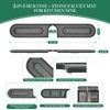 KitchifyMaers Faucet Mat for Kitchen Sink with Airflow Silicone Sleeve,
