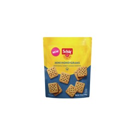 Schär Gluten-Free Mini Honeygrams, 6-Pack – Honey Infused, Crunchy Bite-Sized Cookies, Non-GMO, No Artificial Preservatives, Perfect for Snacking or Desserts