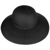 Stetson Dawson Toyo Floppy Hat UV Protection Women's Summer, black,