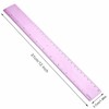 EBOOT 2 Pack Plastic Ruler Straight Ruler Plastic Measuring Tool