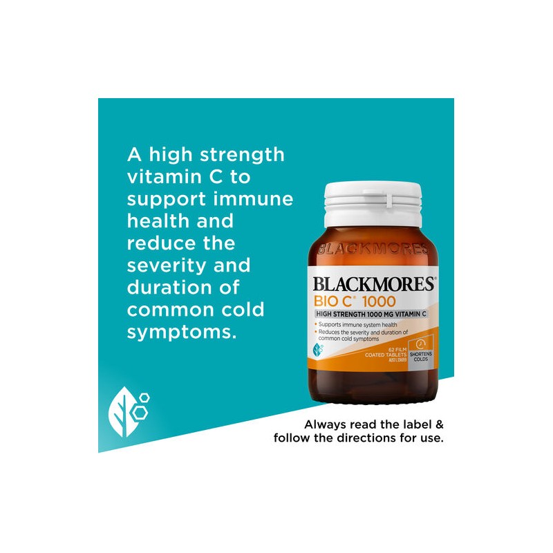 Blackmores Bio C 1000mg 62 Tablets