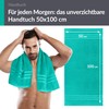 Lashuma Terry Towel Set 50 x 100 cm Sea Turquoise,